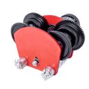 Electric winch hoist cable hoist with trolley radio remote control 230v 200/400kg