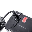 Electric hoisting winch plastic rope with radio remote control 600kg 24v